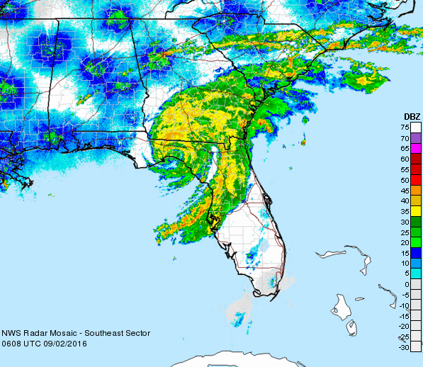 September 02, 2016: Hurricane Hermine